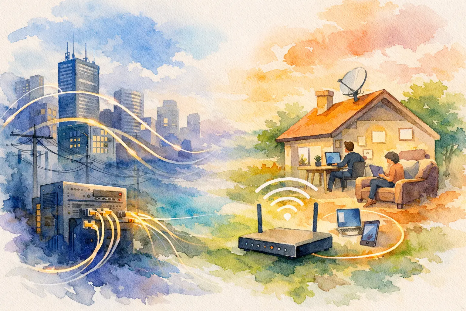 想搞懂运营商专线和家宽区别?本文从带宽、稳定性、延迟、抗干扰和适用场景5个维度讲清楚,帮你选对网络方案。